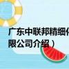 廣東中聯邦精細化工有限公司（關于廣東中聯邦精細化工有限公司介紹）