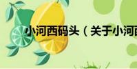 小河西碼頭(關于小河西碼頭簡介)
