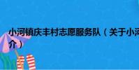 小河鎮慶豐村志愿服務隊(關于小河鎮慶豐村志愿服務隊簡介)