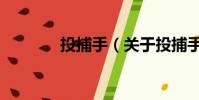 投捕手(關于投捕手的簡介)