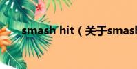 smash hit(關于smash hit的簡介)