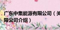 廣東中集能源有限公司(關于廣東中集能源有限公司介紹)