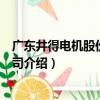 廣東井得電機股份有限公司（關于廣東井得電機股份有限公司介紹）