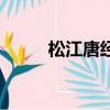 松江唐經幢的歷史（松江唐經幢）