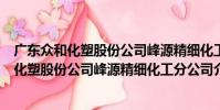廣東眾和化塑股份公司峰源精細化工分公司(關于廣東眾和化塑股份公司峰源精細化工分公司介紹)