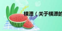 橫漂(關于橫漂的簡介)