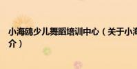小海鷗少兒舞蹈培訓中心(關于小海鷗少兒舞蹈培訓中心簡介)
