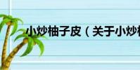 小炒柚子皮(關于小炒柚子皮簡介)