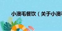 小澳毛餐飲(關于小澳毛餐飲簡介)