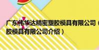 廣東偉華達精密塑膠模具有限公司(關于廣東偉華達精密塑膠模具有限公司介紹)