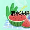 淚水決堤什么意思（決堤什么意思）