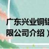 廣東興業銅鋁有限公司（關于廣東興業銅鋁有限公司介紹）