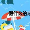 假什么的成語（假什么什么什么成語）