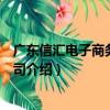 廣東信匯電子商務有限公司（關于廣東信匯電子商務有限公司介紹）