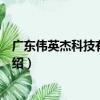廣東偉英杰科技有限公司（關于廣東偉英杰科技有限公司介紹）