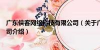 廣東俠客網絡科技有限公司(關于廣東俠客網絡科技有限公司介紹)