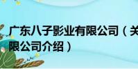廣東八子影業有限公司(關于廣東八子影業有限公司介紹)