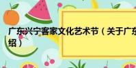 廣東興寧客家文化藝術節(關于廣東興寧客家文化藝術節介紹)