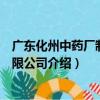 廣東化州中藥廠制藥有限公司（關于廣東化州中藥廠制藥有限公司介紹）