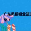 廣東鳳鋁鋁業籃球俱樂部（關于廣東鳳鋁鋁業籃球俱樂部介紹）