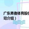 廣東勇者體育股份有限公司（關于廣東勇者體育股份有限公司介紹）