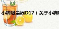 小狗吸塵器D17(關于小狗吸塵器D17簡介)