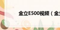 金立E500視頻(金立e500)