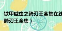 鐵甲威蟲之騎刃王全集在線觀看(鐵甲威蟲之騎刃王全集)