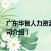 廣東華智人力資源有限公司（關于廣東華智人力資源有限公司介紹）