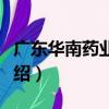 廣東華南藥業集團（關于廣東華南藥業集團介紹）
