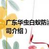 廣東華蟲白蟻防治有限公司（關于廣東華蟲白蟻防治有限公司介紹）