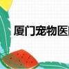 廈門寵物醫院排名前十（廈門寵物醫院）