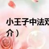 小王子中法雙語版（關于小王子中法雙語版簡介）