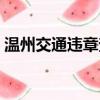 溫州交通違章查詢處理（溫州交通違章查詢）