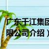 廣東千江集團有限公司（關于廣東千江集團有限公司介紹）