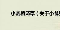 小甕豬籠草(關于小甕豬籠草簡介)