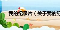 我的紀錄片(關于我的紀錄片的簡介)