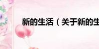 新的生活(關于新的生活的簡介)