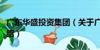 廣東華盛投資集團(關于廣東華盛投資集團介紹)