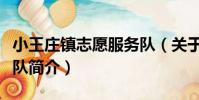 小王莊鎮志愿服務隊(關于小王莊鎮志愿服務隊簡介)