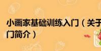 小畫家基礎訓練入門(關于小畫家基礎訓練入門簡介)