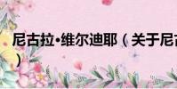 尼古拉·維爾迪耶(關于尼古拉·維爾迪耶簡介)