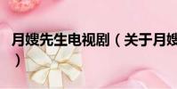 月嫂先生電視劇(關于月嫂先生電視劇的簡介)