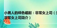 小男人的緋色崛起:非常女上司(關于小男人的緋色崛起:非常女上司簡介)
