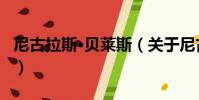 尼古拉斯·貝萊斯(關于尼古拉斯·貝萊斯簡介)