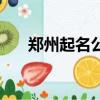 鄭州起名公司排行榜（鄭州起名公司）