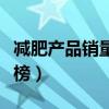 減肥產品銷量排行榜最新（減肥產品銷量排行榜）