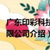 廣東印彩科技有限公司（關于廣東印彩科技有限公司介紹）