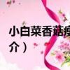 小白菜香菇瘦肉煲（關于小白菜香菇瘦肉煲簡介）