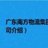 廣東南方物流集團有限公司（關于廣東南方物流集團有限公司介紹）
